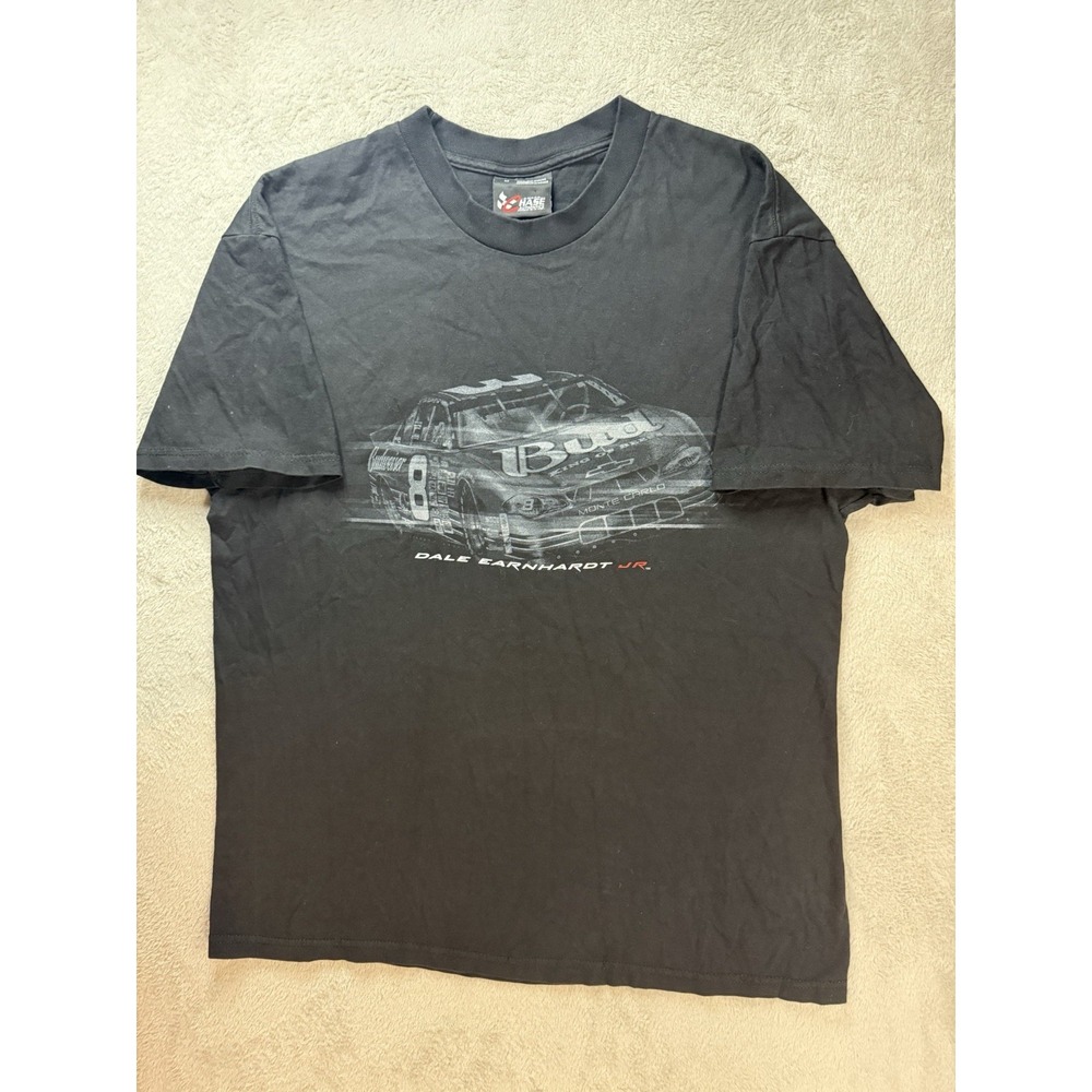 Vintage Dale Earnhardt Jr Shirt Chase Authentic's Sz M Black NASCAR Short Sleeve
